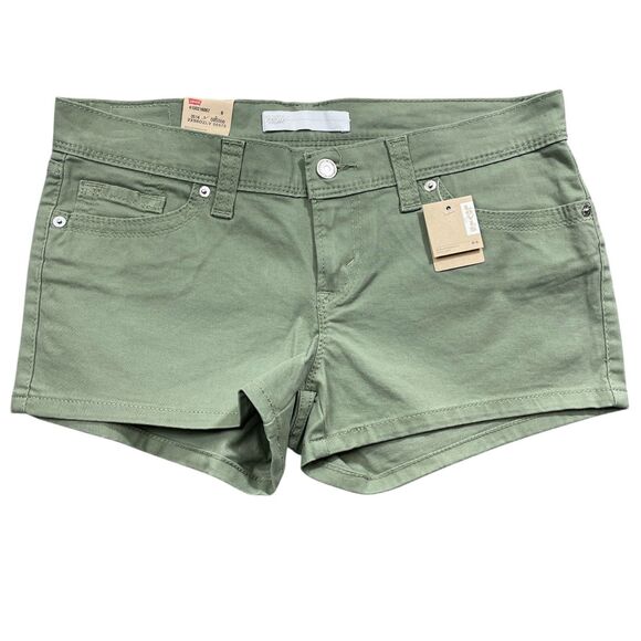 Levi's Pants - Levis NEW With Tags Shorts Green 9/29 Shortie Shorts Zipper Closure Pockets